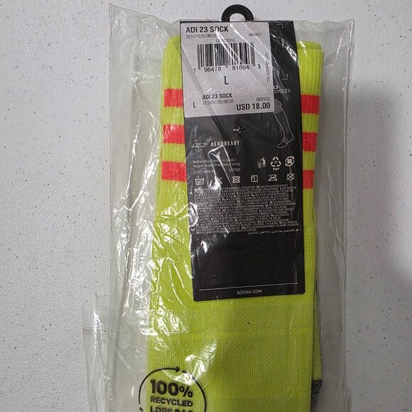 Adidas Adi 23 Sock Size Large - Picture 2 of 2